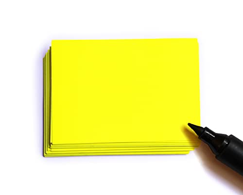 Neon-gelbe Beschriftungsetiketten im Sparpack! Qualitäts Papieraufkleber zum selber beschriften von Kartons, etc. von Sticker Ticker