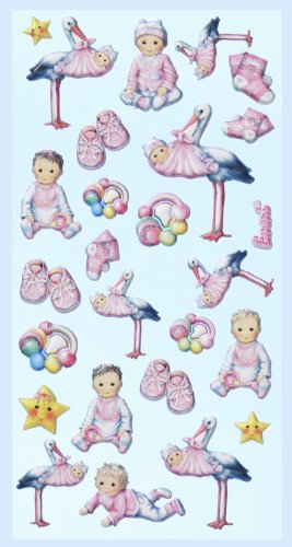 Creapop Softy-Stickers Babygirl II 3451180 von STICKER