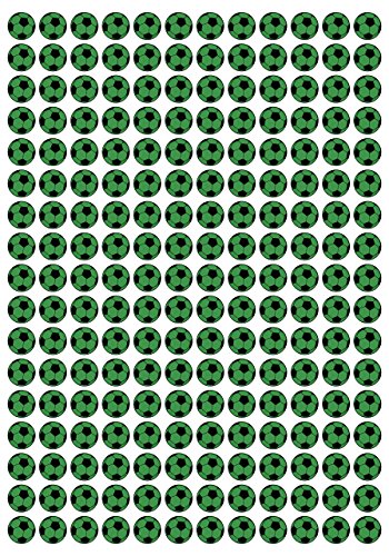 204 Aufkleber, Fußball, Sticker, 15 mm, grün/schwarz, aus PVC, Folie, bedruckt, selbstklebend, EM, WM, Bundesliga 204 Aufkleber, Fußball, Sticker, 15 mm, grün/schwarz, aus PVC, Folie, bedruckt, selbstklebend, EM, WM, Bundesliga von Stickershop Fußball Aufkleber