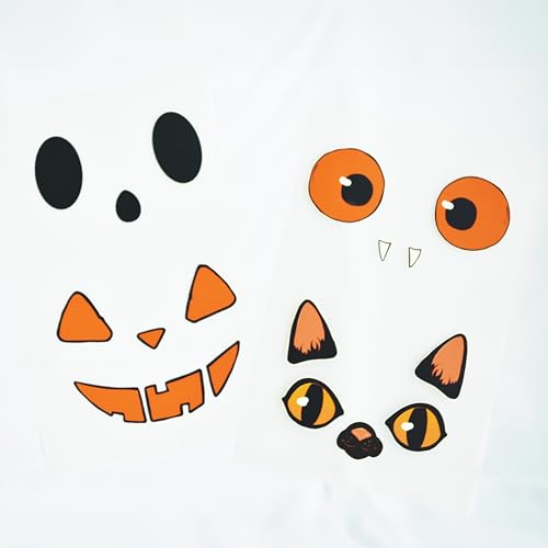 Bügelbilder Masken A5-Set für Textilien, 2 Bögen zum Aufbügeln | Deko, Reparatur von T-Shirts, Jeans, Jacken | Patches groß klein für Kinder, Familie, Erwachsene Bügelbilder Masken A5-Set für Textilien, 2 Bögen zum Aufbügeln | Deko, Reparatur von T-Shirts, Jeans, Jacken | Patches groß klein für Kinder, Familie, Erwachsene von Stickly
