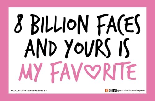 100x "8 Billion Faces" Stickerset/Malle Stickerauswahl/Malle Aufkleber Set/Festival Sticker/Partysticker/Saufsticker/Mallorca/JGA Sticker/Oktoberfest von StickyMemes030