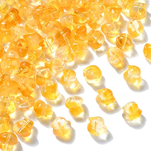 Stiesy 100Pcs Lampwork Duck Beads Little Ducks Glass Beads 3D Yellow Duck Beads Spacer Loose Beads for Jewelry DIY Handcraft Decor Accessories Stiesy 100Pcs Lampwork Duck Beads Little Ducks Glass Beads 3D Yellow Duck Beads Spacer Loose Beads for Jewelry DIY Handcraft Decor Accessories von Stiesy