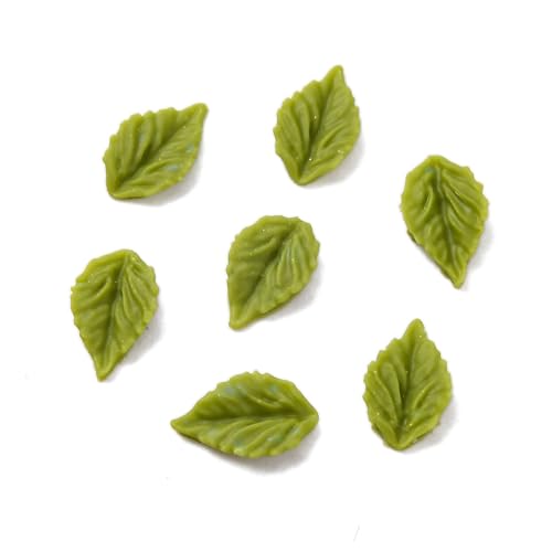 Stiesy 500 Stück Harz-Grünblätter, Schleim-Charms, Baumblätter, flache Rückseite, Perlen, Cabochons für Scrapbooking, Haarspangen, Handyhüllen, Frühlings-Thema, Basteln, 500 Stück Stiesy 500 Stück Harz-Grünblätter, Schleim-Charms, Baumblätter, flache Rückseite, Perlen, Cabochons für Scrapbooking, Haarspangen, Handyhüllen, Frühlings-Thema, Basteln, 500 Stück von Stiesy