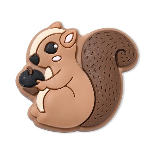 Stiesy Eichhörnchen-Silikonperlen für Schlüsselanhänger, Schmuckherstellung, niedliche Tier-Abstandshalter, Bastelzubehör, Silikonperlen für Perlen, Stifte, Armbänder, Halsketten, Schmuckherstellung, von Stiesy