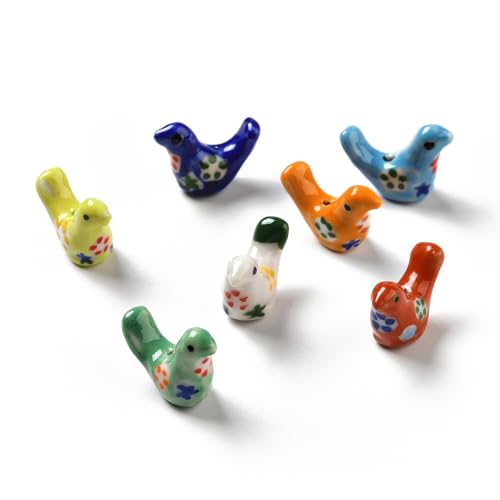 Stiesy Porzellanperlen mit Taubenvogel und Blumen, gemischte Farben, handbemalt, Porzellan-Keramikperlen für Vogelliebhaber, Schmuckherstellung, 10 Stück Stiesy Porzellanperlen mit Taubenvogel und Blumen, gemischte Farben, handbemalt, Porzellan-Keramikperlen für Vogelliebhaber, Schmuckherstellung, 10 Stück von Stiesy