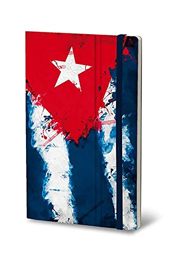 Stifflex Premium HISTORICAL NOTES - Hasta la victoria siempre! (CUBA) Notizbuch / 13 x 21 cm/M A5/ Klassisches Notebook Journal Tagebuch Täglichen Notizblock/Hardcover und Elastisch/FSC Zertifiziert von Stifflexible