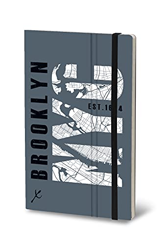 Stifflex Premium URBAN SERIES - BROOKLYN Notizbuch / 13 x 21 cm /M A5/ Klassisches Notebook Journal Tagebuch Täglichen Notizblock/Hardcover und Elastisch/FSC Zertifiziert Stifflex Premium URBAN SERIES - BROOKLYN Notizbuch / 13 x 21 cm /M A5/ Klassisches Notebook Journal Tagebuch Täglichen Notizblock/Hardcover und Elastisch/FSC Zertifiziert von Stifflexible