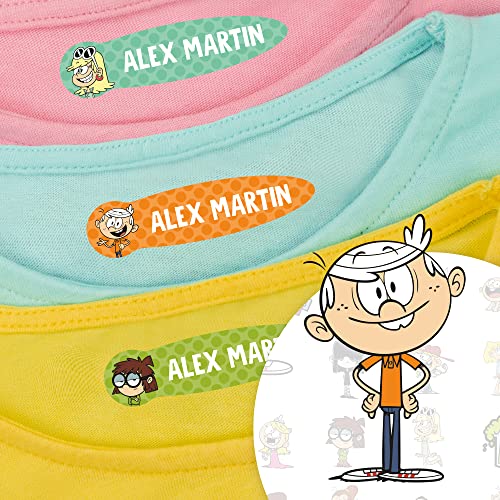 The Loud House Etiketten für Kinder, ideal für die Schule oder den Kindergarten von Stikets