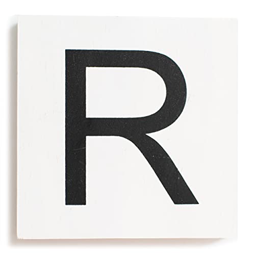 Stiles Buchstabenfliesen, Holzkreuzworträtsel, Wandbuchstaben für Wohnzimmer, Esszimmer, Küche, Schlafzimmer, 8,9 cm, Weiß, Buchstabe R Stiles Buchstabenfliesen, Holzkreuzworträtsel, Wandbuchstaben für Wohnzimmer, Esszimmer, Küche, Schlafzimmer, 8,9 cm, Weiß, Buchstabe R von Stiles