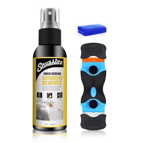 Kleberentferner, Klebstoffentferner Extra Stark, Kleber Entferner, Klebereste Entferner Ettikettenlöserspray Schnell Auflösen Klebereste und Aufkleber von Glatten Oberflächen,Glue 200ML Kleberentferner, Klebstoffentferner Extra Stark, Kleber Entferner, Klebereste Entferner Ettikettenlöserspray Schnell Auflösen Klebereste und Aufkleber von Glatten Oberflächen,Glue 200ML von StinkBlitz
