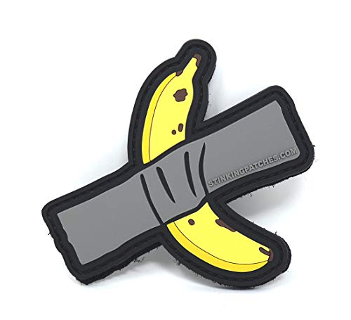 Panzerband, Bananen-Kunst, PVC-Gummi, taktischer Aufnäher, lustiges Klettband von Stinking Patch Co.