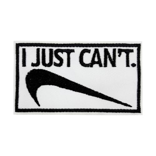 Aufnäher zum Aufbügeln, 7,6 cm, "I Just Can't Stickerei" Aufnäher zum Aufbügeln, 7,6 cm, "I Just Can't Stickerei" von Stitch-Witch