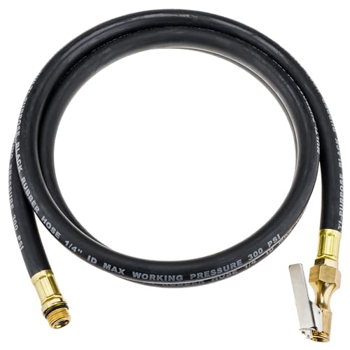 Schlauch für Reifenfüller 1/4" Ersatzschlauch Druckluft Reifenfüllpistole 150 cm Schlauch für Reifenfüller 1/4" Ersatzschlauch Druckluft Reifenfüllpistole 150 cm von Stix