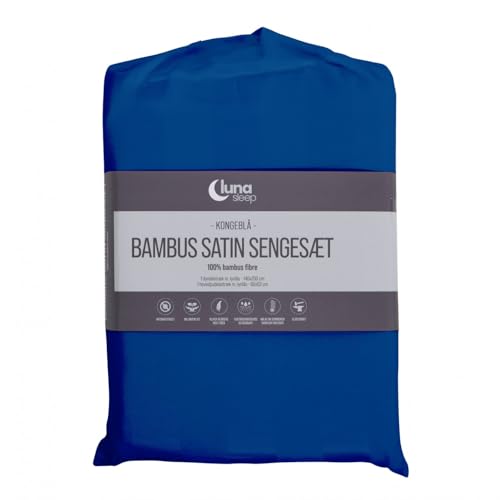 Stock Group Luna Sleep – Bamboo Satin Bed Set – Royal Blue Stock Group Luna Sleep – Bamboo Satin Bed Set – Royal Blue von Stock Group