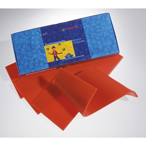 Stockmar Knetbienenwachs - Einzelfarben - 4 Tafeln 240x100x6 mm, Zinnoberrot Stockmar Knetbienenwachs - Einzelfarben - 4 Tafeln 240x100x6 mm, Zinnoberrot von Stockmar