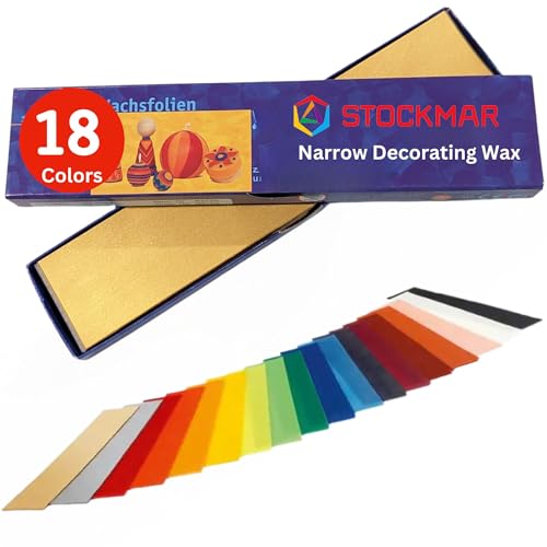 Stockmar Wachsfolien 20 x 4 cm - 18 Farben sortiert von Stockmar