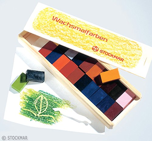 Stockmar Wachsmalblöcke - 24 Farben, Holzkassette; Packungsinhalt: 24 Stück Stockmar Wachsmalblöcke - 24 Farben, Holzkassette; Packungsinhalt: 24 Stück von Stockmar