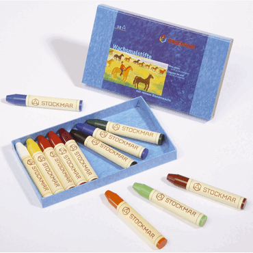 Stockmar Wachsmalstifte - 12 Farben. von Stockmar