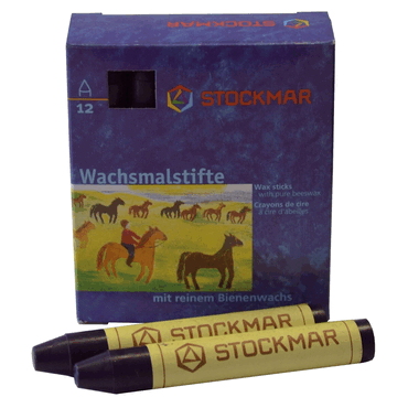 Stockmar Wachsmalstifte - blauviolett - 12 Stifte von Stockmar