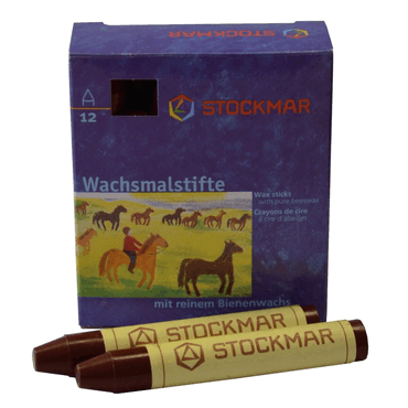 Stockmar Wachsmalstifte - rotbraun - 12 Stifte von Stockmar
