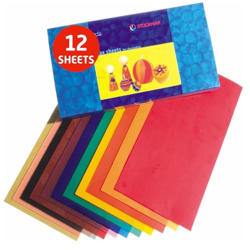 Wachsfolie 20x10cm 12er sortiert Stockmar Liefermenge = 1 von Stockmar