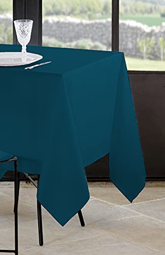 Lovely Casa Tischdecke – Größe 145 x 240 cm – 100% Polyester – Farbe Ente – Modell Nelson – rechteckig – Tischwäsche – waschbar bei 30 °C – außergewöhnliche Qualität, Einfarbig, Canard, 145x240 cm Lovely Casa Tischdecke – Größe 145 x 240 cm – 100% Polyester – Farbe Ente – Modell Nelson – rechteckig – Tischwäsche – waschbar bei 30 °C – außergewöhnliche Qualität, Einfarbig, Canard, 145x240 cm von Stof