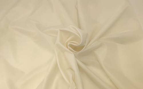 Stoff-Kollektion - Futterstoff Stoff Meterware aus Polyester - Leicht glänzender Innenfutterstoff, doppelseitig & 150cm breit – Ideal zum Nähen, für Bekleidung, als Dekostoff etc. - Creme Stoff-Kollektion - Futterstoff Stoff Meterware aus Polyester - Leicht glänzender Innenfutterstoff, doppelseitig & 150cm breit – Ideal zum Nähen, für Bekleidung, als Dekostoff etc. - Creme von Stoff-Kollektion