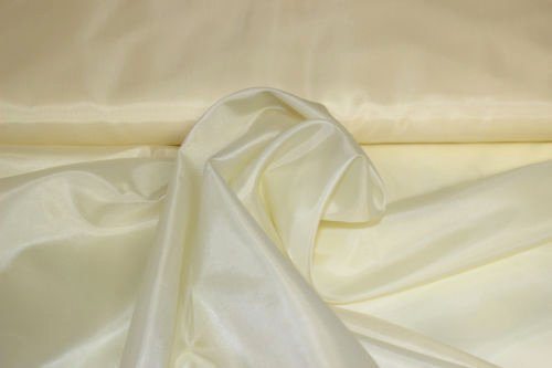 Stoff-Kollektion - Futterstoff Stoff Meterware aus Polyester - Leicht glänzender Innenfutterstoff, doppelseitig & 150cm breit – Ideal zum Nähen, für Bekleidung, als Dekostoff etc. - Creme Stoff-Kollektion - Futterstoff Stoff Meterware aus Polyester - Leicht glänzender Innenfutterstoff, doppelseitig & 150cm breit – Ideal zum Nähen, für Bekleidung, als Dekostoff etc. - Creme von Stoff-Kollektion
