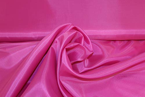Stoff-Kollektion - Futterstoff Taffeta Meterware aus Polyester - Leicht glänzender Taft Innenfutterstoff, doppelseitig & 150cm breit – Ideal zum Nähen, für Bekleidung, als Dekostoff etc. - Pink Stoff-Kollektion - Futterstoff Taffeta Meterware aus Polyester - Leicht glänzender Taft Innenfutterstoff, doppelseitig & 150cm breit – Ideal zum Nähen, für Bekleidung, als Dekostoff etc. - Pink von Stoff-Kollektion