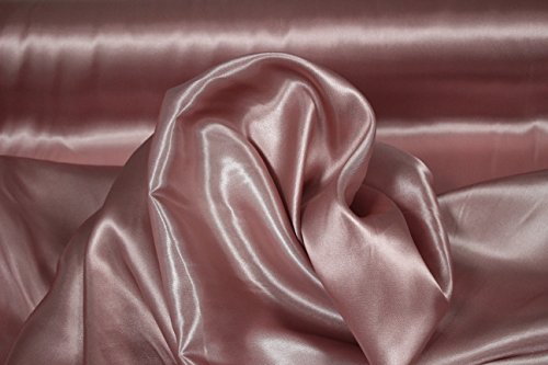 Stoff-Kollektion - Satin Stoff Meterware aus Polyester - Polyestersatin Glänzend & Doppelseitig 150cm breit – Ideal zum Nähen von Kostümen, für Bekleidung, als Dekostoff etc. - Altrosa Stoff-Kollektion - Satin Stoff Meterware aus Polyester - Polyestersatin Glänzend & Doppelseitig 150cm breit – Ideal zum Nähen von Kostümen, für Bekleidung, als Dekostoff etc. - Altrosa von Stoff-Kollektion