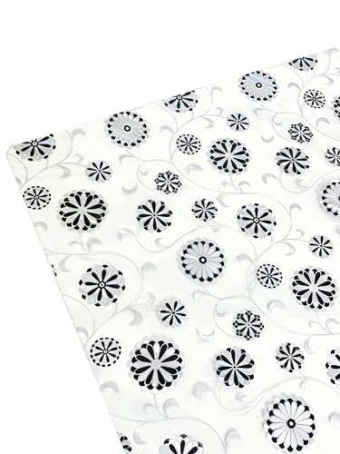 Stoff-Kollektion - Transparente PVC Tischfolie nach Maß mit Kreismustern – Robuster & langlebiger Tischschutz für eckige Tische - Abwaschbare weiche Schutzfolie – Transparent Gemustert 70x140cm Stoff-Kollektion - Transparente PVC Tischfolie nach Maß mit Kreismustern – Robuster & langlebiger Tischschutz für eckige Tische - Abwaschbare weiche Schutzfolie – Transparent Gemustert 70x140cm von Stoff-Kollektion