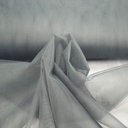 Stoff-Kollektion - Tüll Stoff Meterware aus Polyester - Tüllstoff Glänzend & Doppelseitig 150cm breit – Ideal zum Nähen von Kostümen, für Bekleidung, als Dekostoff etc. - Anthrazit Stoff-Kollektion - Tüll Stoff Meterware aus Polyester - Tüllstoff Glänzend & Doppelseitig 150cm breit – Ideal zum Nähen von Kostümen, für Bekleidung, als Dekostoff etc. - Anthrazit von Stoff-Kollektion