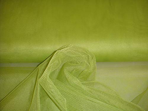 Stoff-Kollektion - Tüll Stoff Meterware aus Polyester - Tüllstoff Glänzend & Doppelseitig 150cm breit – Ideal zum Nähen von Kostümen, für Bekleidung, als Dekostoff etc. - Erbse Stoff-Kollektion - Tüll Stoff Meterware aus Polyester - Tüllstoff Glänzend & Doppelseitig 150cm breit – Ideal zum Nähen von Kostümen, für Bekleidung, als Dekostoff etc. - Erbse von Stoff-Kollektion