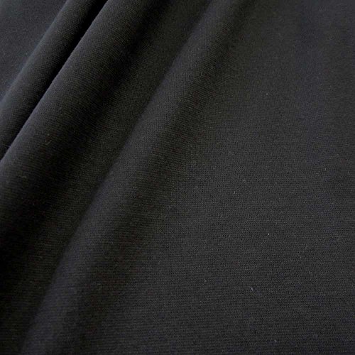 Stoff Meterware Bündchenstoff Schlauchware Jersey uni schwarz Bezug Wohnwagen von Stoff-Kollektion
