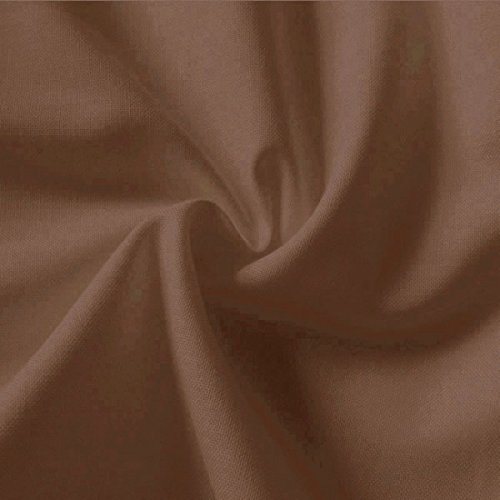 STOFFKONTOR Baumwolle Fahnentuch - Öko-Tex Standard 100 - Meterware, Farbe Mittel-Braun - zum Nähen von Bekleidung, Bettwäsche, Dekoration uvm. STOFFKONTOR Baumwolle Fahnentuch - Öko-Tex Standard 100 - Meterware, Farbe Mittel-Braun - zum Nähen von Bekleidung, Bettwäsche, Dekoration uvm. von Stoff Kontor