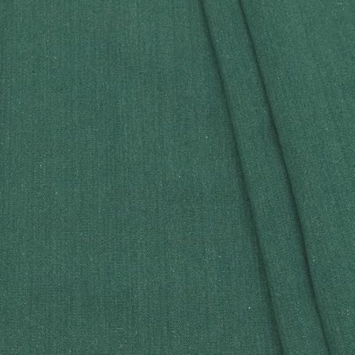 STOFFKONTOR Baumwolle Polyester Canvas Stoff schwere Qualität - Meterware, Farbe Petrol-Grün meliert - zum Nähen von Vorhängen, Tischwäsche, Dekoration UVM. STOFFKONTOR Baumwolle Polyester Canvas Stoff schwere Qualität - Meterware, Farbe Petrol-Grün meliert - zum Nähen von Vorhängen, Tischwäsche, Dekoration UVM. von Stoff Kontor