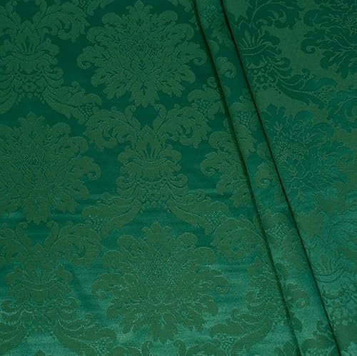 STOFFKONTOR Dekostoff Jacquard Damast Stoff Floral Barock - Meterware, Farbe Dunkel-Grün - zum Nähen von Kissenbezügen, Tischdecken, Deko, Gardinen, Bekleidung UVM. STOFFKONTOR Dekostoff Jacquard Damast Stoff Floral Barock - Meterware, Farbe Dunkel-Grün - zum Nähen von Kissenbezügen, Tischdecken, Deko, Gardinen, Bekleidung UVM. von Stoff Kontor