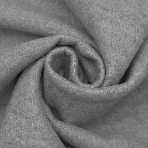 STOFFKONTOR Mantelstoff universal - Meterware, Farbe Hell-Grau - Öko-Tex Standard 100 - zum Nähen von Bekleidung und Homeaccessoires von Stoffkontor