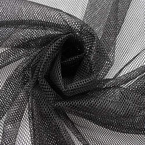 STOFFKONTOR Mesh Netzstoff Stoff - Meterware, Farbe Schwarz - Öko-Tex Standard 100- zum Nähen von Bekleidung, Innentaschen, Insektenschutz usw. STOFFKONTOR Mesh Netzstoff Stoff - Meterware, Farbe Schwarz - Öko-Tex Standard 100- zum Nähen von Bekleidung, Innentaschen, Insektenschutz usw. von Stoff Kontor