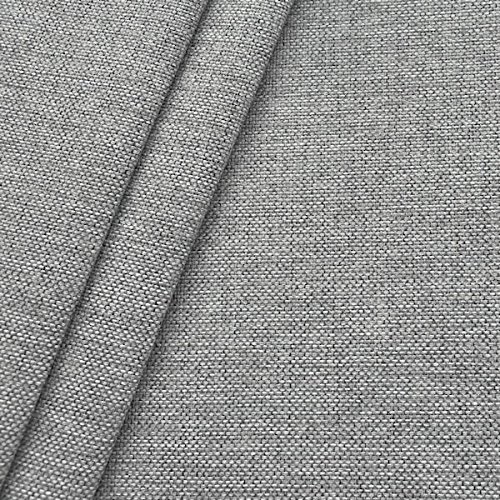 STOFFKONTOR Polsterstoff Möbelstoff Stoff - Meterware, Farbe Hell-Grau meliert - für Polsterarbeiten, Stühle, Kissen, Taschen UVM. von Stoff Kontor