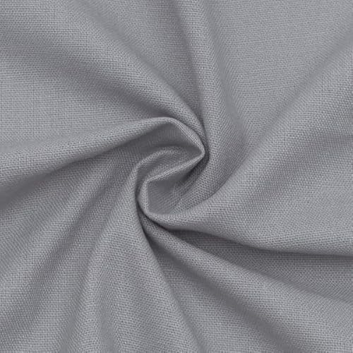STOFFKONTOR - Viskose-Leinen-Mix Stoff - Meterware, Farbe Hell-Grau - zum Nähen von Bekleidung und Homeaccessoires STOFFKONTOR - Viskose-Leinen-Mix Stoff - Meterware, Farbe Hell-Grau - zum Nähen von Bekleidung und Homeaccessoires von Stoff Kontor