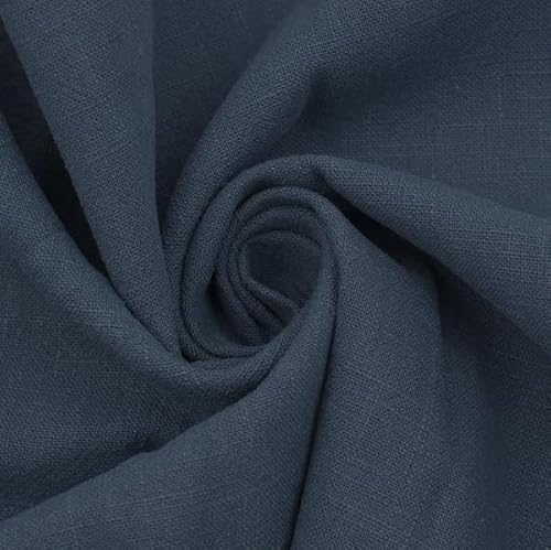 Stoff Kontor STOFFKONTOR 100% Leinenstoff Stonewashed - Meterware, Farbe Jeans-Blau - zum Nähen von Bekleidung und Dekorationen Stoff Kontor STOFFKONTOR 100% Leinenstoff Stonewashed - Meterware, Farbe Jeans-Blau - zum Nähen von Bekleidung und Dekorationen von Stoffkontor