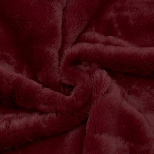 Stoff Kontor STOFFKONTOR Fellimitat Kunstfell - Meterware, Farbe Bordeaux - zum Nähen von Bekleidung und Homeaccessoires Stoff Kontor STOFFKONTOR Fellimitat Kunstfell - Meterware, Farbe Bordeaux - zum Nähen von Bekleidung und Homeaccessoires von Stoff Kontor