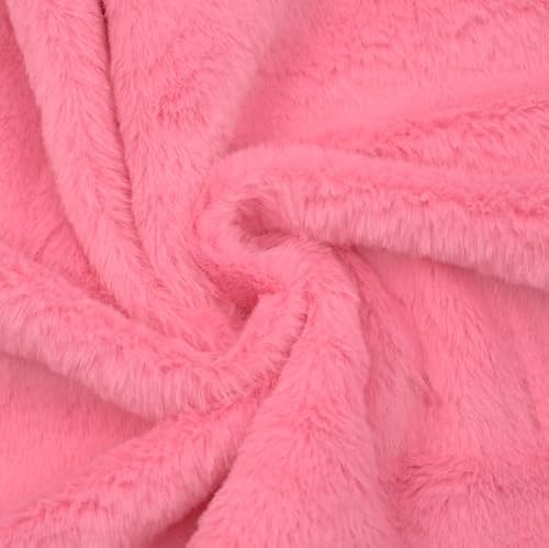 Stoff Kontor STOFFKONTOR Fellimitat Kunstfell - Meterware, Farbe Rosa - zum Nähen von Bekleidung und Homeaccessoires Stoff Kontor STOFFKONTOR Fellimitat Kunstfell - Meterware, Farbe Rosa - zum Nähen von Bekleidung und Homeaccessoires von Stoff Kontor