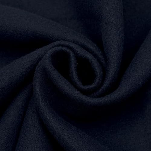 Stoff Kontor STOFFKONTOR Mantelstoff universal - Meterware, Farbe Dunkel-Blau - Öko-Tex Standard 100 - zum Nähen von Bekleidung und Homeaccessoires Stoff Kontor STOFFKONTOR Mantelstoff universal - Meterware, Farbe Dunkel-Blau - Öko-Tex Standard 100 - zum Nähen von Bekleidung und Homeaccessoires von Stoff Kontor