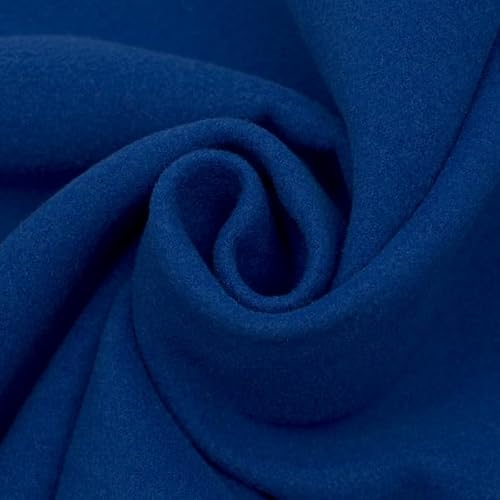 Stoff Kontor STOFFKONTOR Mantelstoff universal - Meterware, Farbe Royal-Blau - Öko-Tex Standard 100 - zum Nähen von Bekleidung und Homeaccessoires von Stoff Kontor