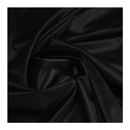 Stoff am Stück Stoff Polyester Samt schwarz Kleidersamt Polstersamt 20.000 Martindale robust von STOFFAMSTÜCK