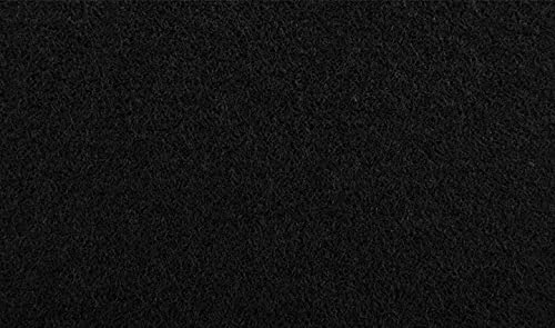 STOFFBOOK 2MM BASTELFILZ FILZSTOFF SELBSTKLEBEND NADELFILZ STOFF, E261 (Schwarz-2mm, 50x40cm) von StoffBook