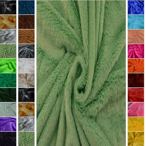 StoffBook JADEGRÜN ELASTISCHES KANINCHEN-FELLIMITAT KUNSTFELL STOFF STOFFE, E371 StoffBook JADEGRÜN ELASTISCHES KANINCHEN-FELLIMITAT KUNSTFELL STOFF STOFFE, E371 von StoffBook