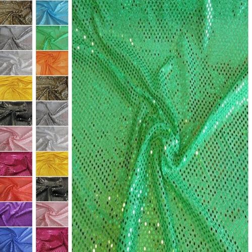 Stoffbook GRÜN Stretch GLITZERSTOFF PAILLETTENSTOFF KLEINE TUPFEN DIY Stoff Kleid Party, B418 Stoffbook GRÜN Stretch GLITZERSTOFF PAILLETTENSTOFF KLEINE TUPFEN DIY Stoff Kleid Party, B418 von StoffBook